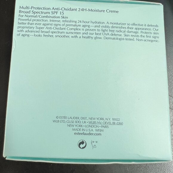 Estee Lauder DayWear Anti-Oxidant 24H-Moisture Creme SPF 15 Full Size 1.7oz - Picture 2 of 5